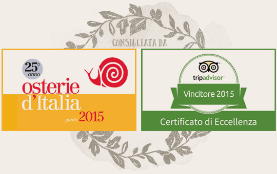 Consigliata da Osterie d'Italia e Tripadvisor